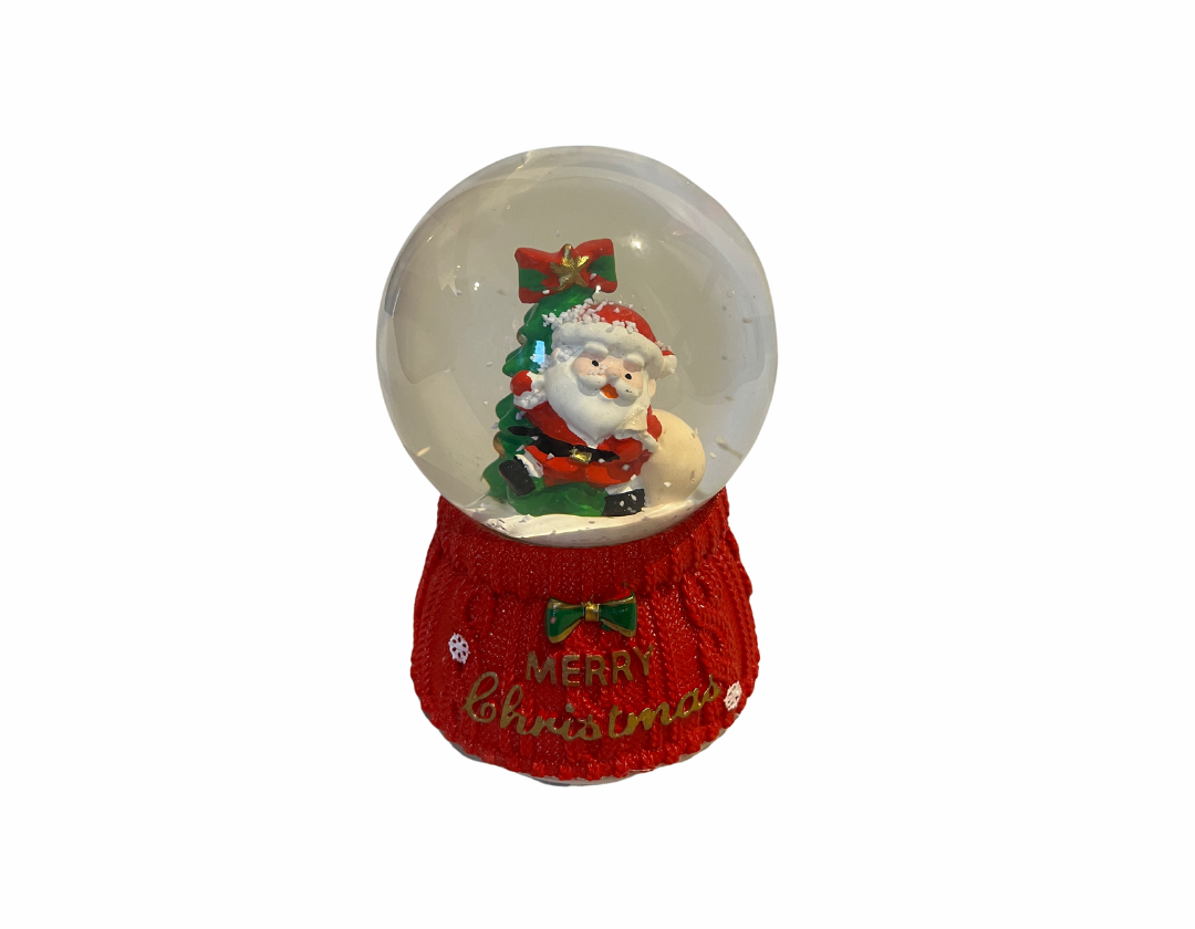 Caja Musical o globo de nieve navideño