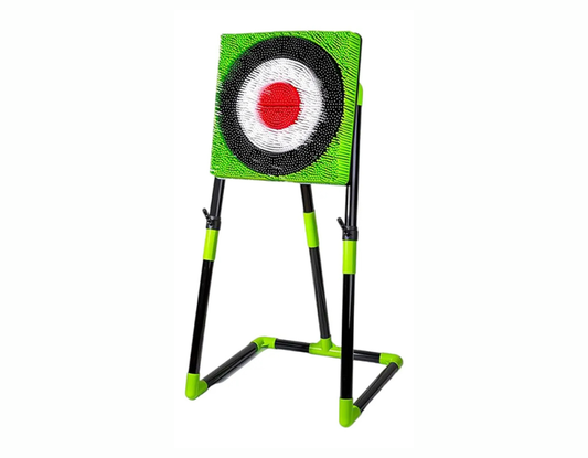 Juego de lanzamiento de hachas, con objetivo de cerdas y 8 hachas; para patio trasero, interiores y exteriores