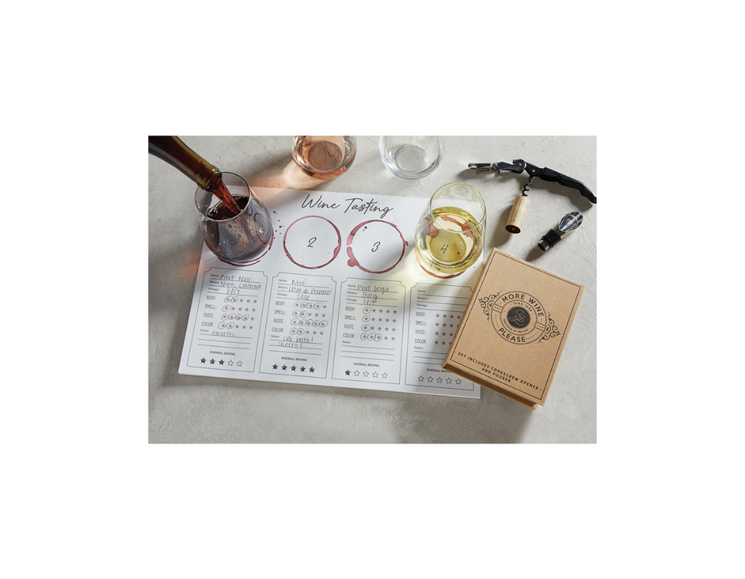 Tapón para Vino en Caja Libro - More Wine Please
