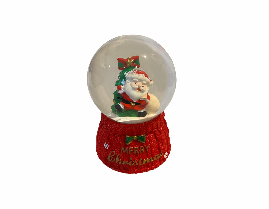 Caja Musical o globo de nieve navideño