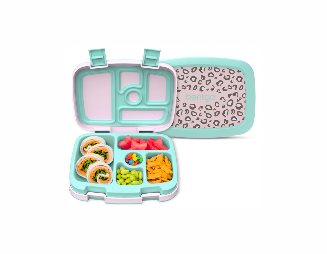 Bentgo Kids Lonchera estilo Bento con 5 compartimentos, a prueba de fugas y sin BPA, ideal para niños de 3 a 7 años