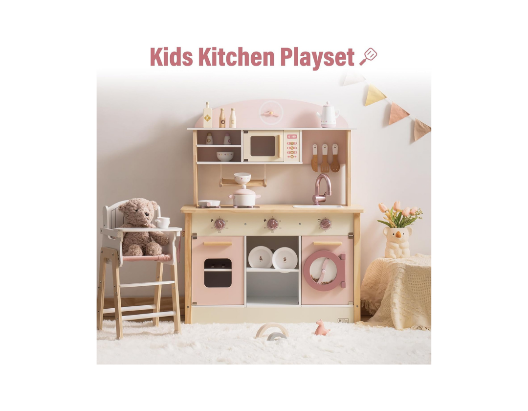 Cocina De Juguete Para Niños Con Accesorios