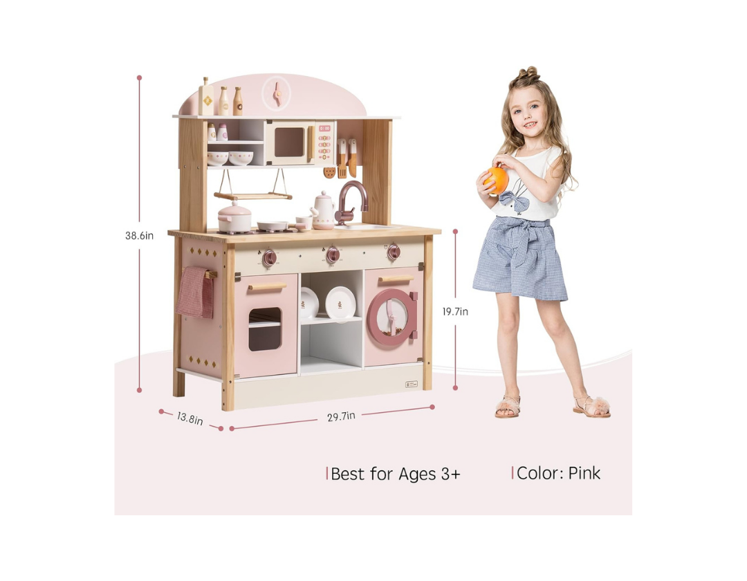 Cocina De Juguete Para Niños Con Accesorios