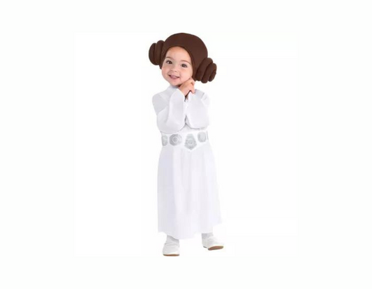 Disfraz Princess Leia Star Wars, Para Niñas de 1 a 2 años