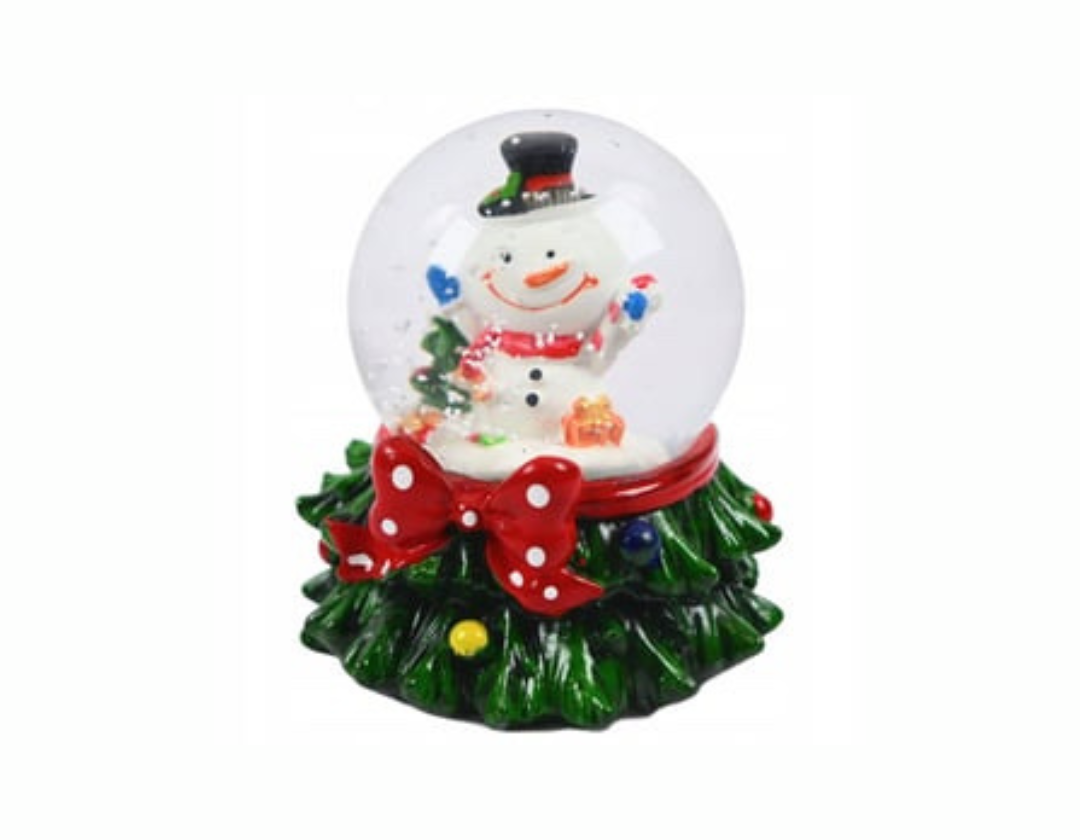 Caja Musical o globo de nieve navideño