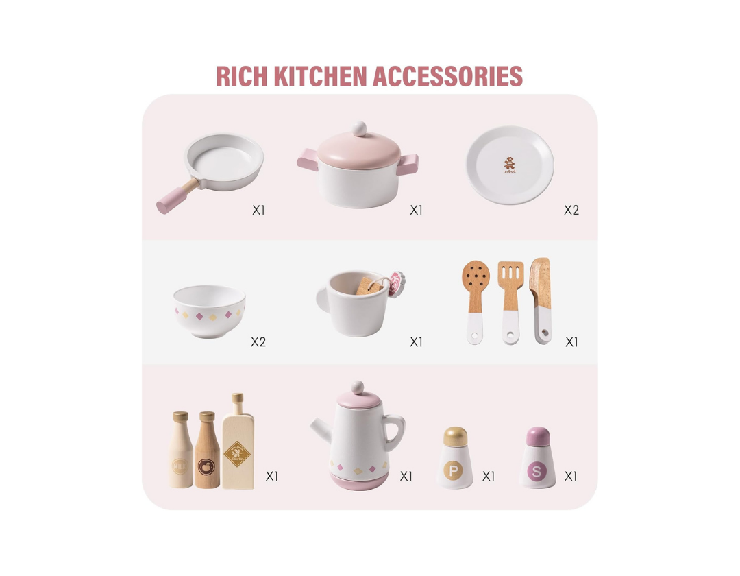 Cocina De Juguete Para Niños Con Accesorios