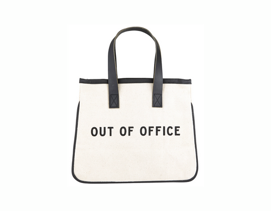 Mini Canvas Tote – Out of Office