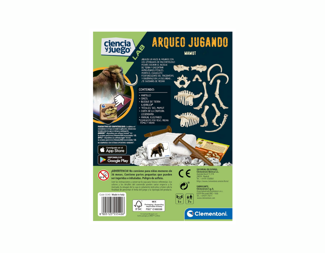 Arqueojugando: Mamut Fluorescente