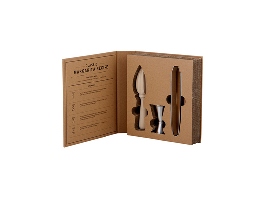 Kit para Margaritas en Caja Libro - Margarita Cocktail Kit