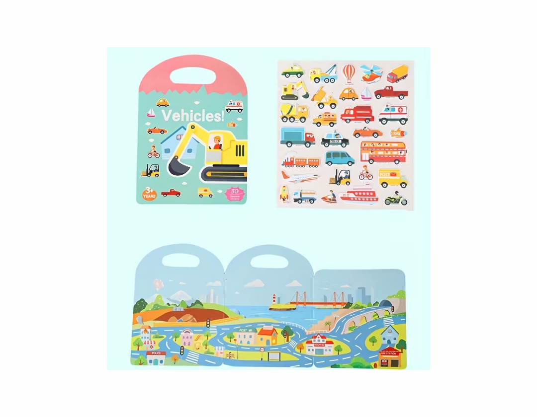 Libro de stickers actividades