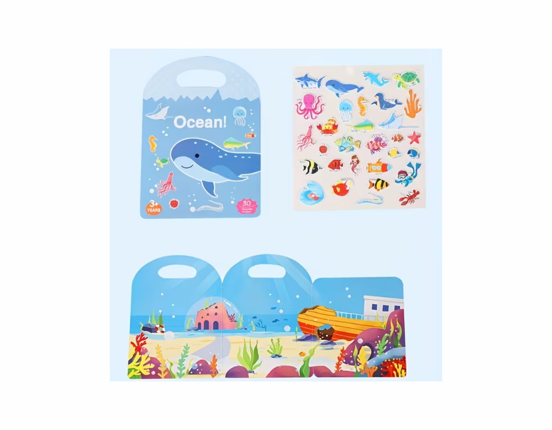 Libro de stickers actividades