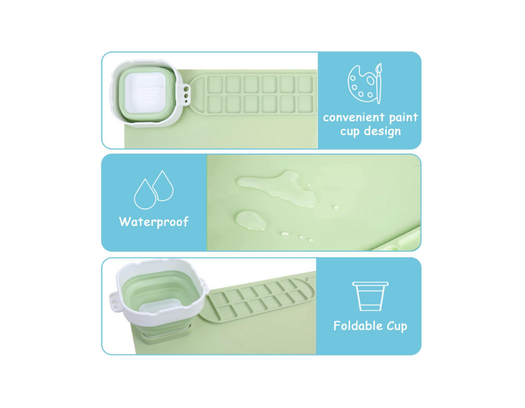 Mat o Mantel de Silicona para Pintura 50.8 x 40.64 cm – Varios Colores 🎨