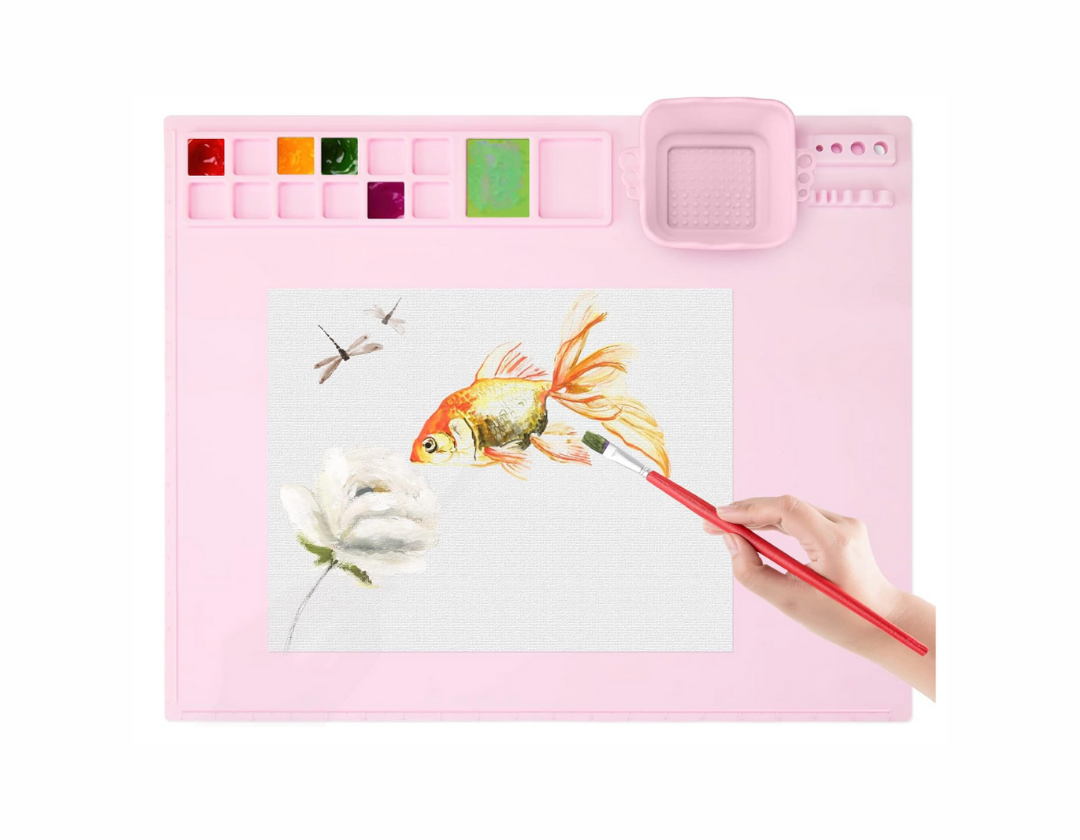 Mat o Mantel de Silicona para Pintura 50.8 x 40.64 cm – Varios Colores 🎨