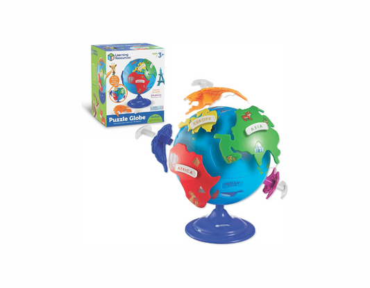 Globo terráqueo rompecabezas Learning Resources , 14 piezas