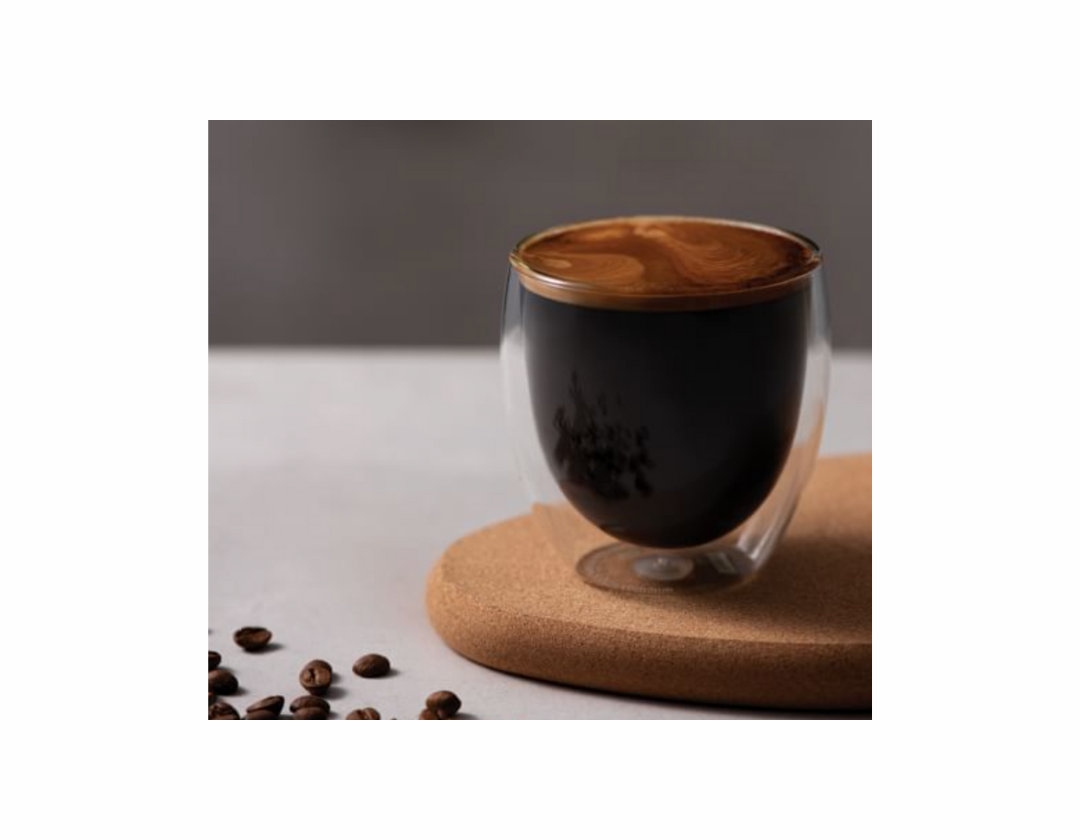 Vasos o tazas de vidrio doble pared 80 ml. Ideal para expreso.