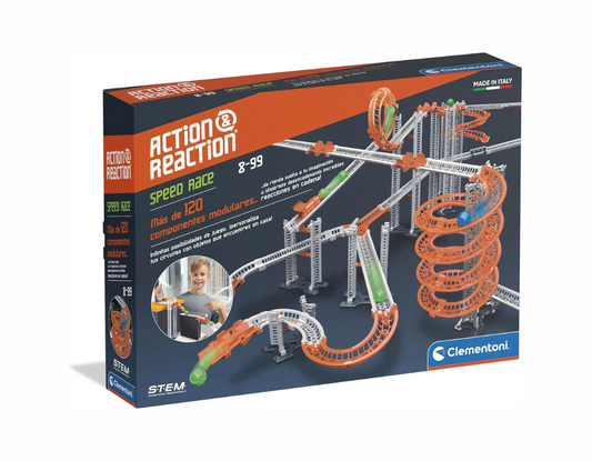 Action & Reaction, Speed Race, Juego Stem construcciones y circuitos, 8 años