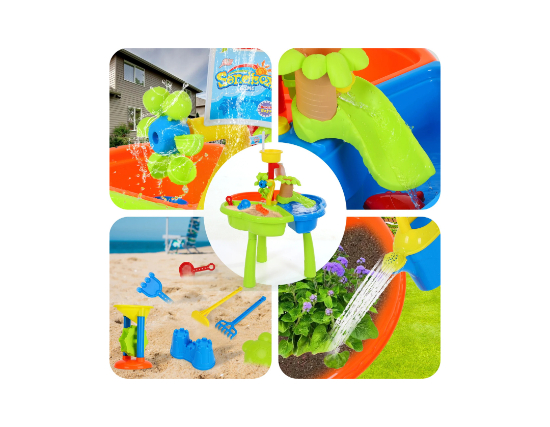 Mesa De Agua Con Arena Yexmax Para Niños 3 En 1