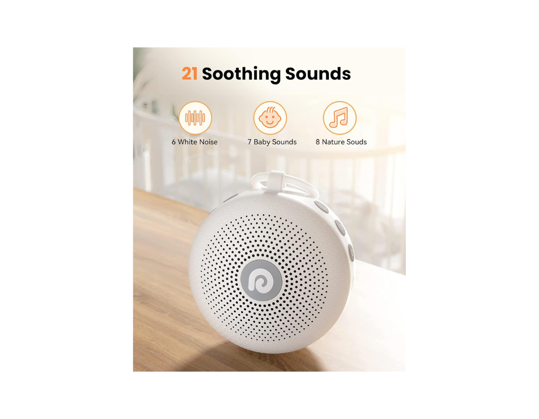 Dreamegg Máquina de ruido blanco: máquina de sonido portátil para bebés