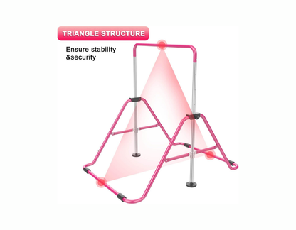 Children's gymnastics bars with adjustable height