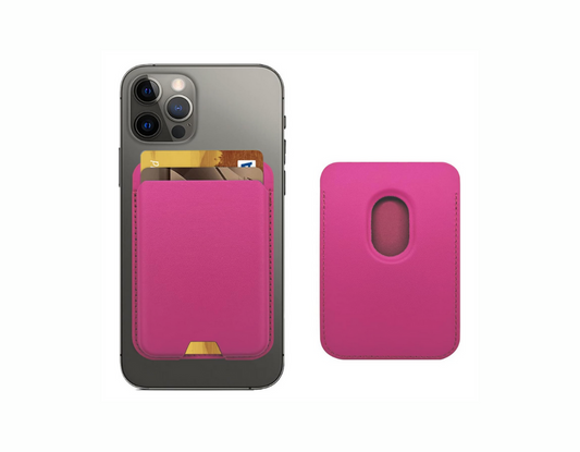 Billetera magnética rosado fuerte