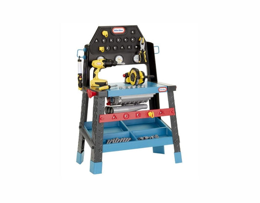 Little Tikes 2 en 1 Caja de Heramientas - Taller de Motor y Madera
