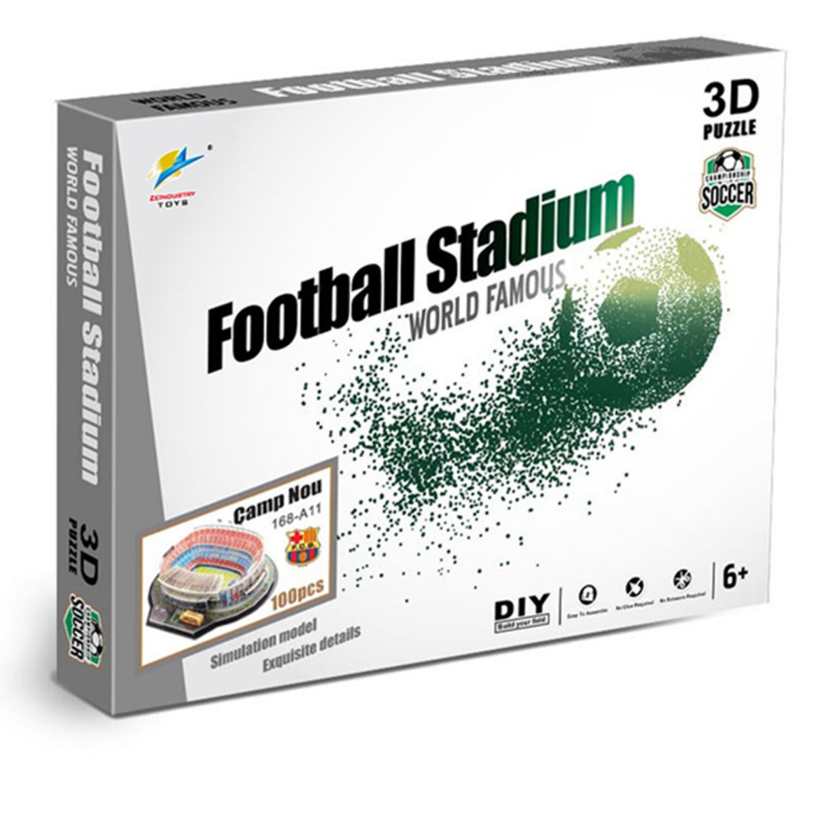 Rompecabezas Estadio Camp Nou – FC Barcelona (100 Piezas)