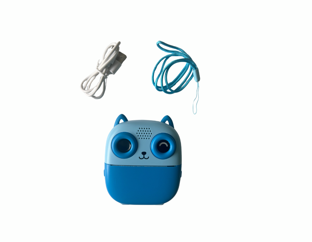 Camara impresora buho celeste