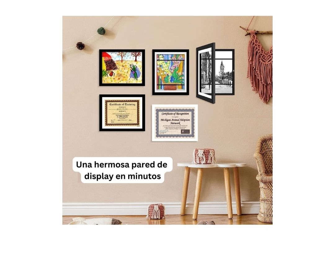 Marcos A4 BLANCOS de Arte Cambiables para Niños