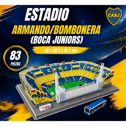 Rompecabezas 3D Estadio La Bombonera