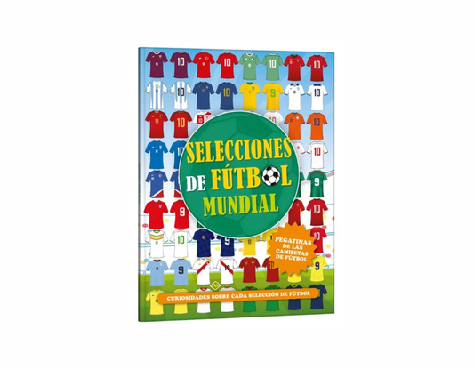 Libro Y Pegatinas Selecciones De Futbol Mundial