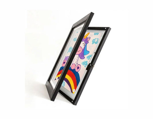 Marcos A4 Negro de Arte Cambiables para Niños