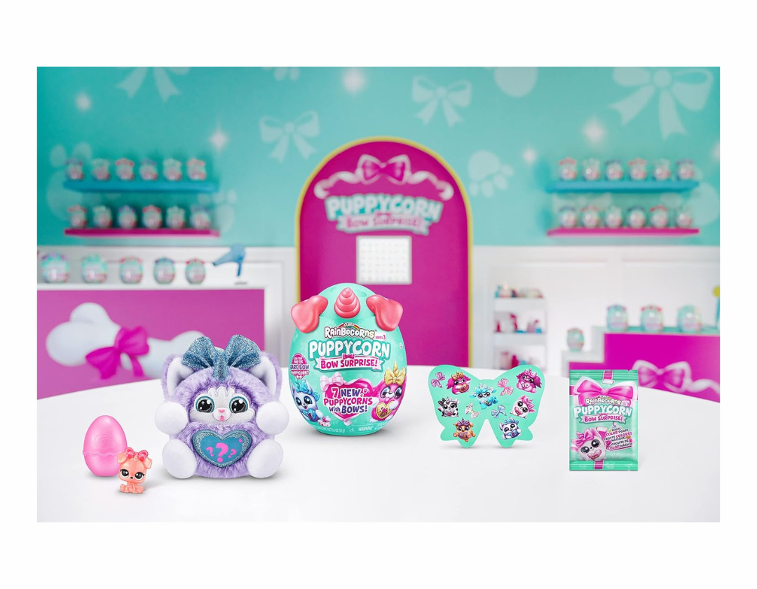 Peluche Rainbocorns Puppycorn Bow Sorprise