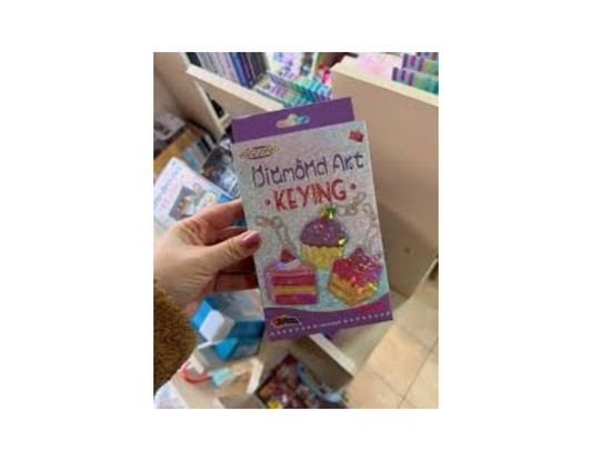 Pintura con diamantes llaveros para niñas
