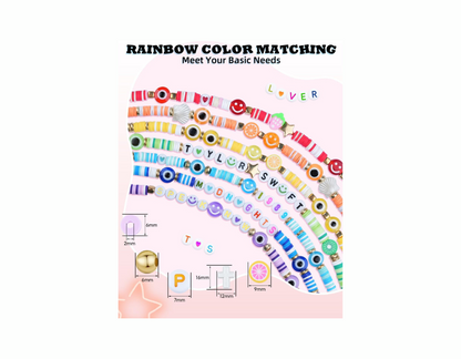 Bead Bracelet Making Kit - 6000 Taylor Swift Style Beads