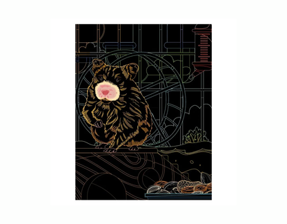Libros de raspar y colorear- Mascotas