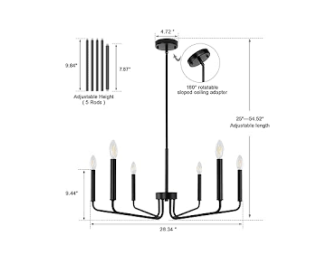 Lampara Moderna – Elegancia industrial para tu hogar