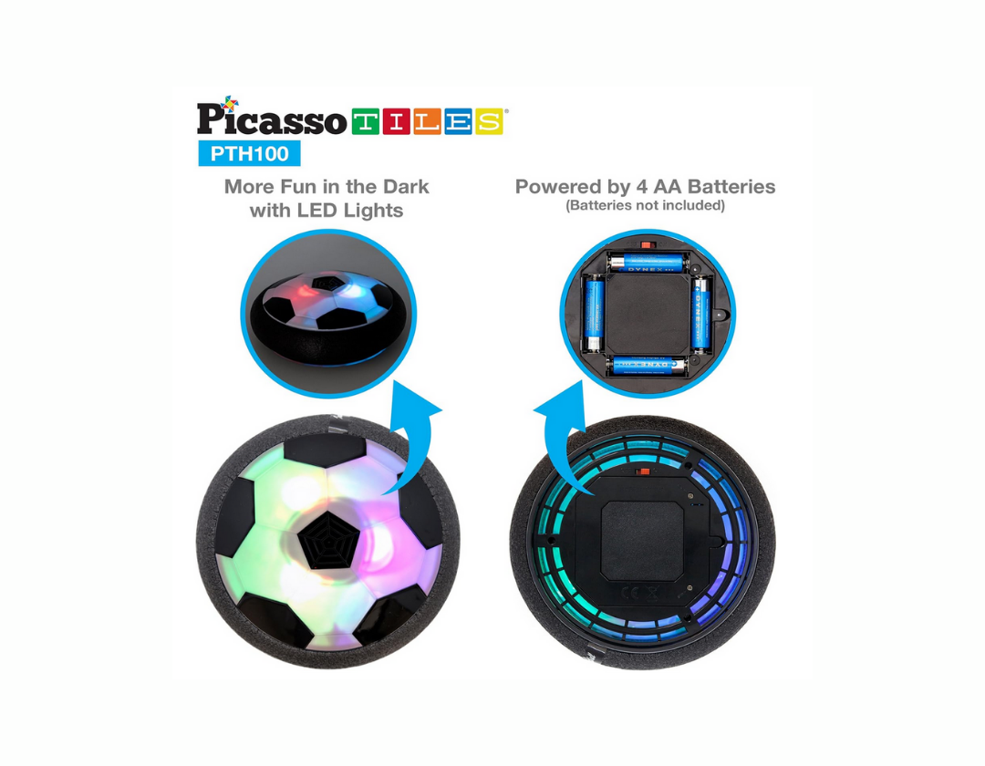 PICASSOTILES HOVERBALL AIR HOCKEY SOCCER FLOATING DISC