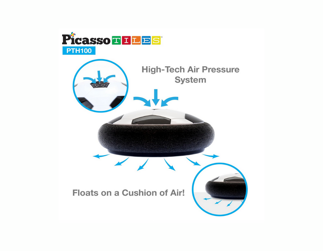 PICASSOTILES HOVERBALL AIR HOCKEY SOCCER FLOATING DISC