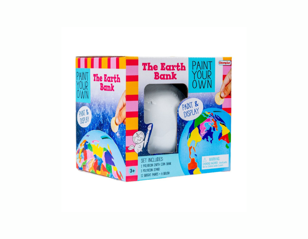 Set Pinta Tu Popia Alcancia del Mundo