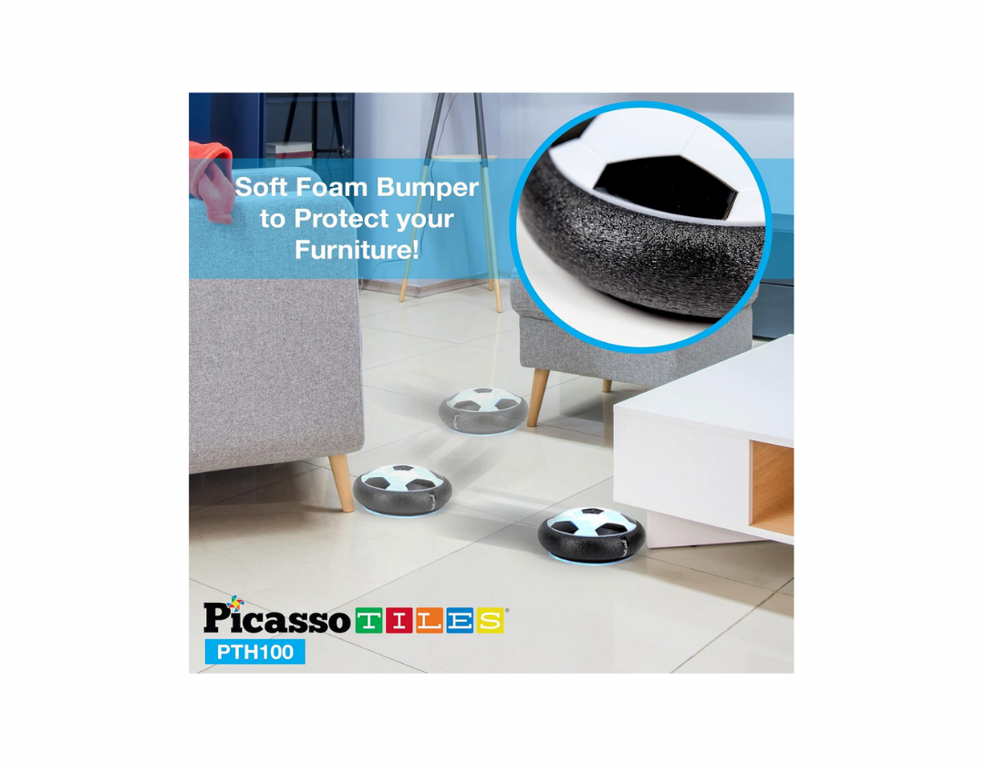 PICASSOTILES HOVERBALL AIR HOCKEY SOCCER FLOATING DISC