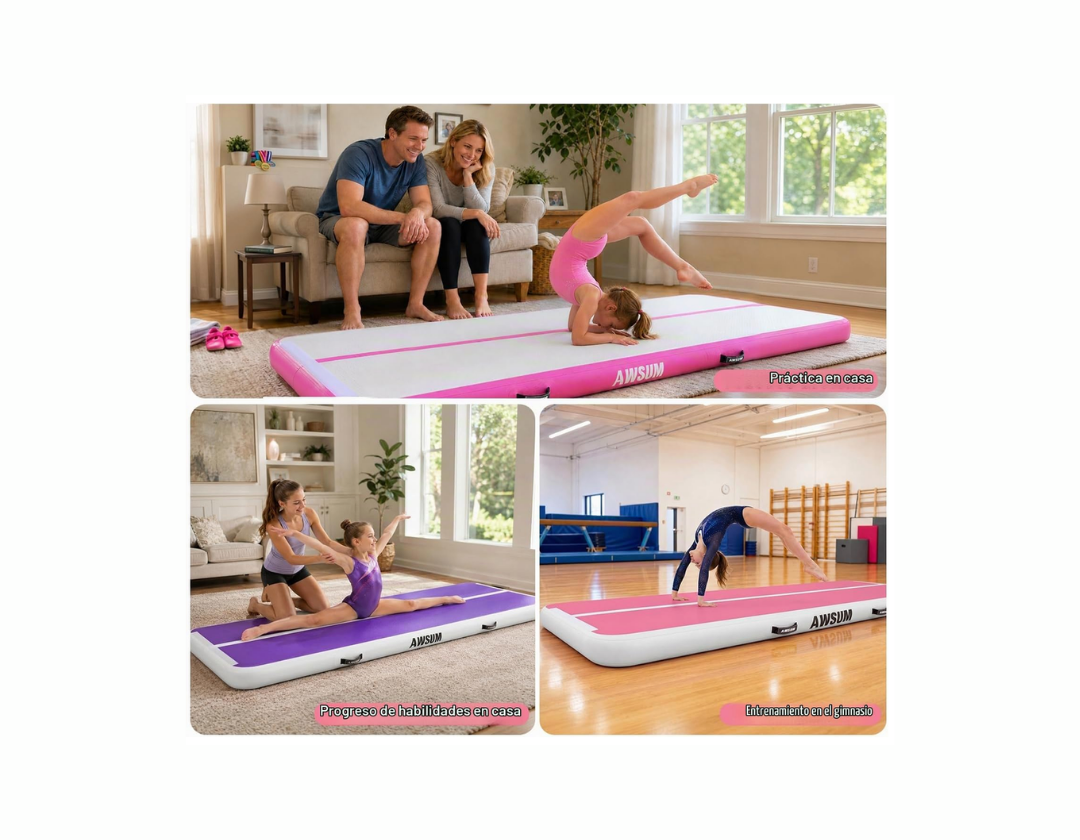 Colchoneta Inflable de Gimnasia Awsum 1,83 m
