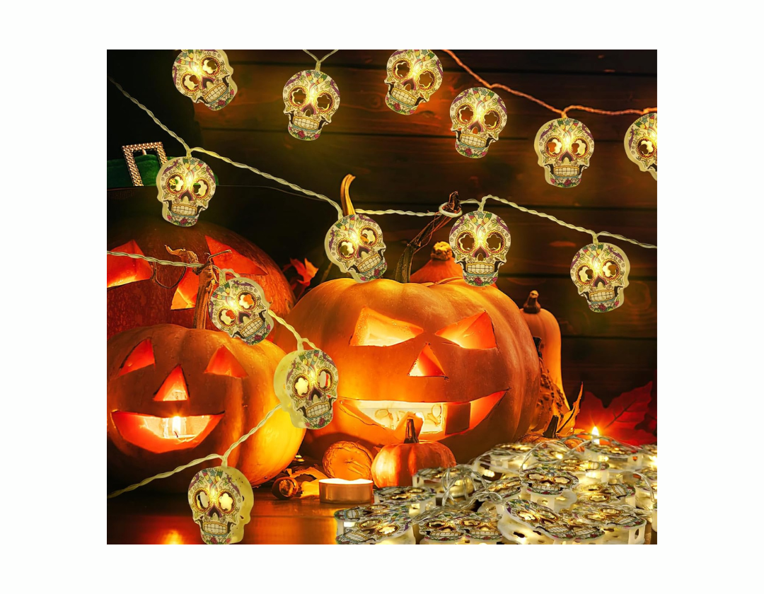 Guirnalda de calaveras