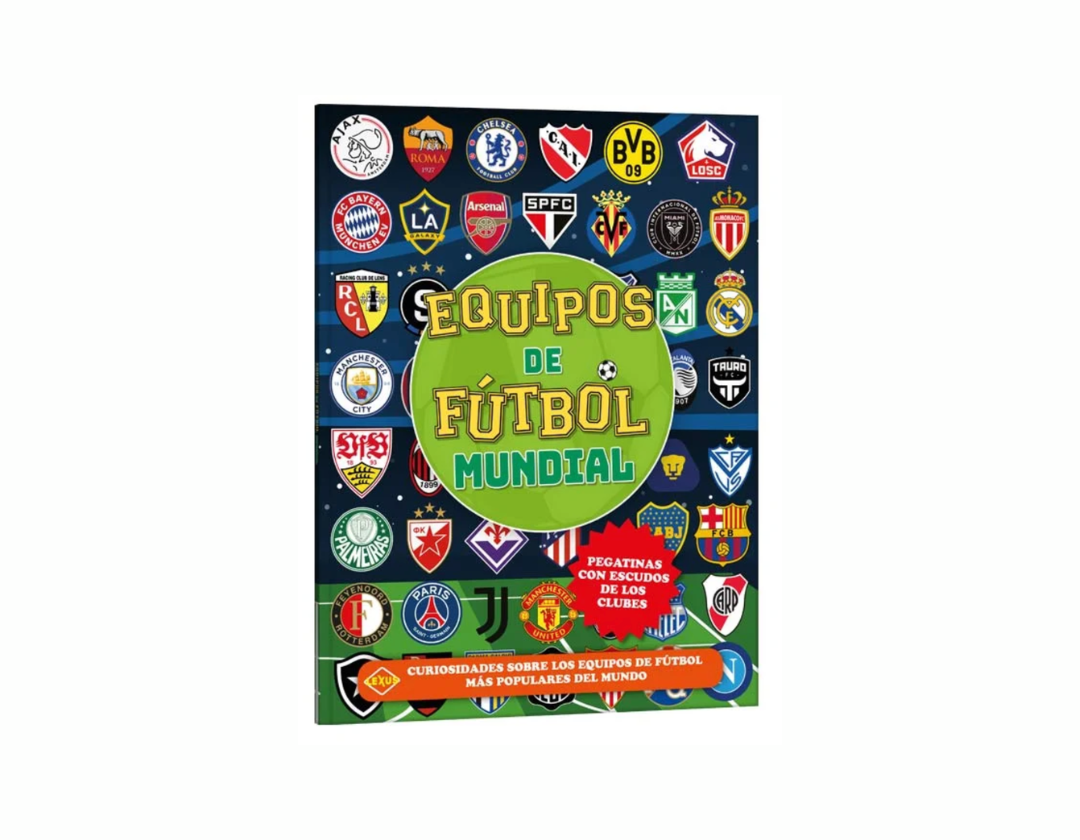 Libro Y Pegatinas Equipos De Futbol Del Mundo