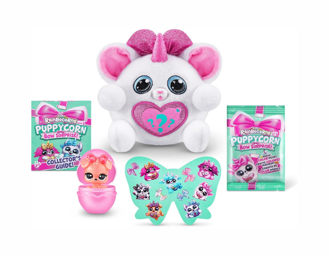 Peluche Rainbocorns Puppycorn Bow Sorprise