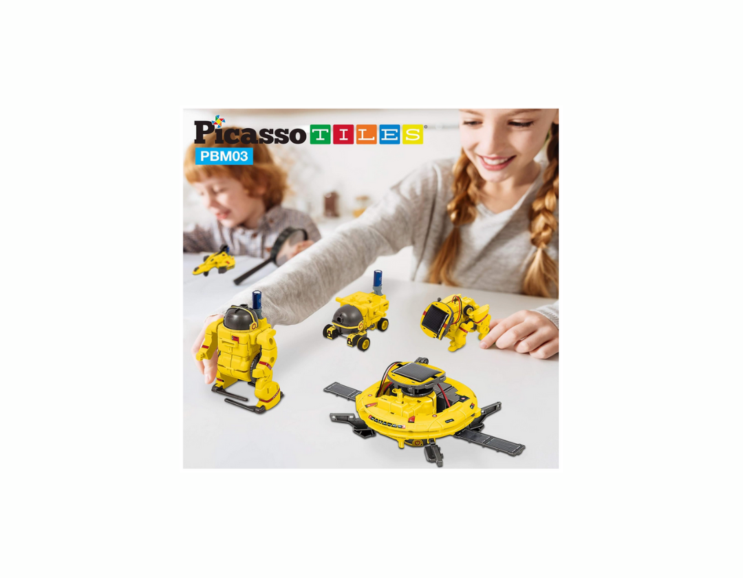 Robot solar educativo 6 en 1 – PicassoTiles