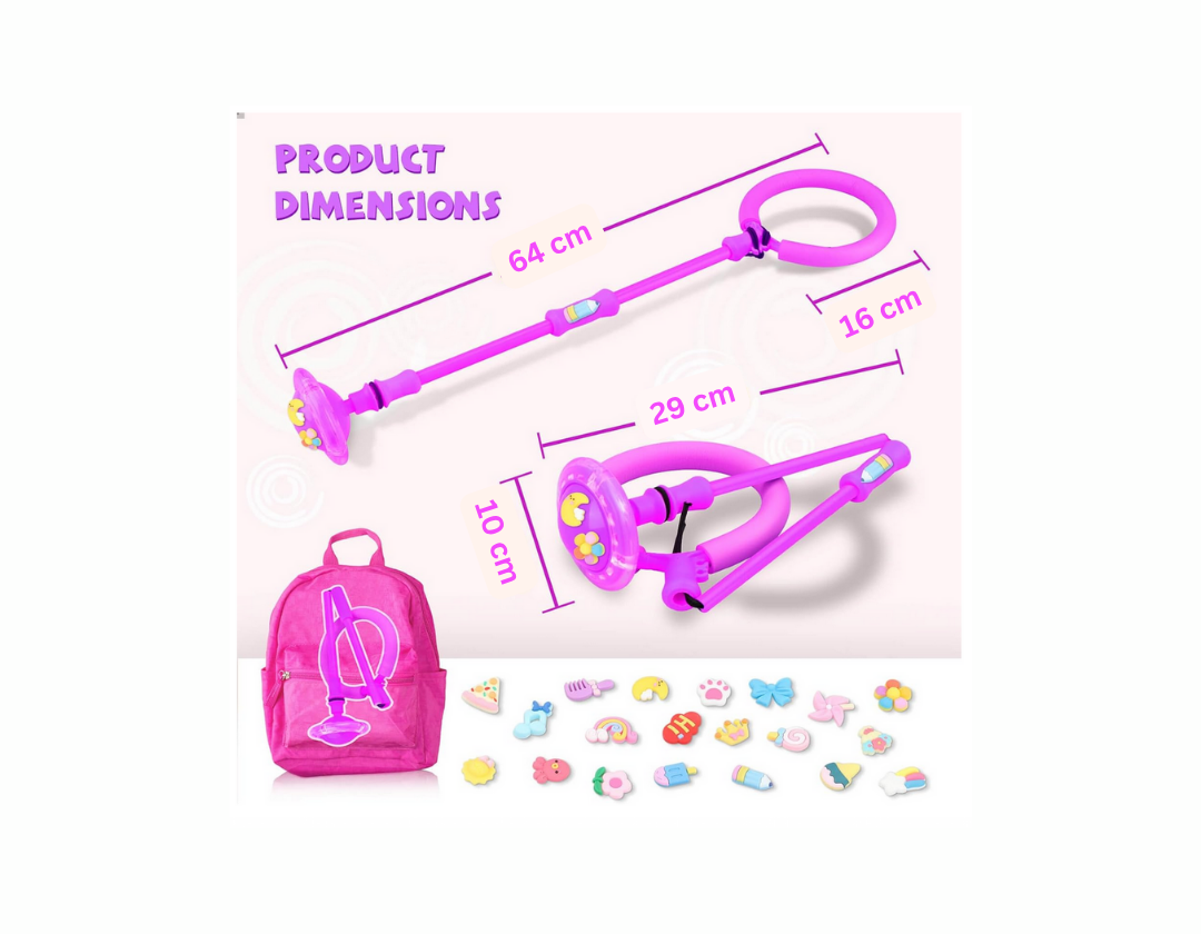 Skip Ball o Pata Pata. Juguete de Tobillo LED – Con Charms