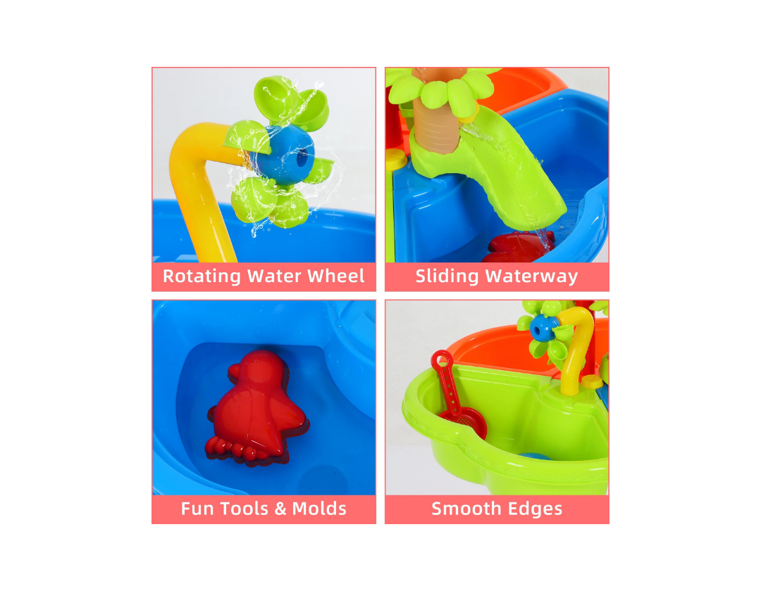Mesa De Agua Con Arena Yexmax Para Niños 3 En 1