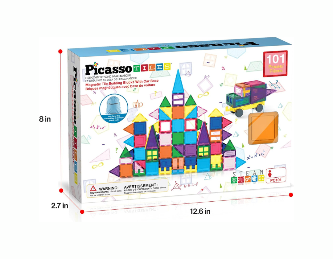 PICASSO TILES 101PZ con base para coche y bolsa de viaje