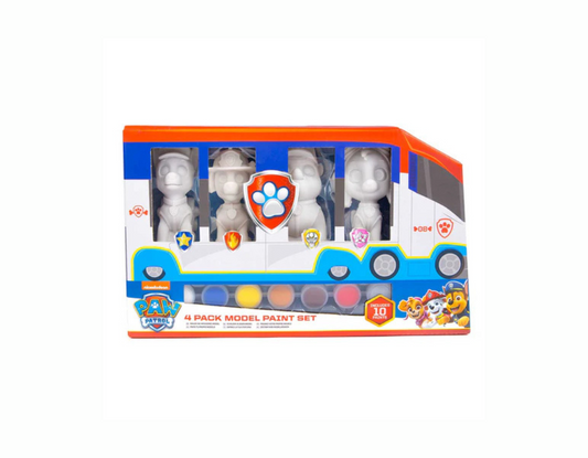 Set Para Pintar Figuras x4 Paw Patrol