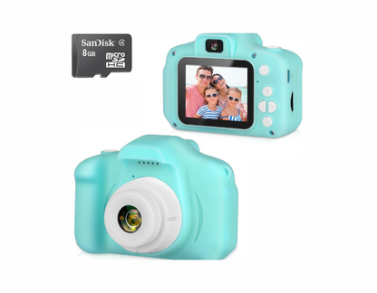 Cámara de fotos y video infantil con memoria de 8 GB incluida VARIOS COLORES